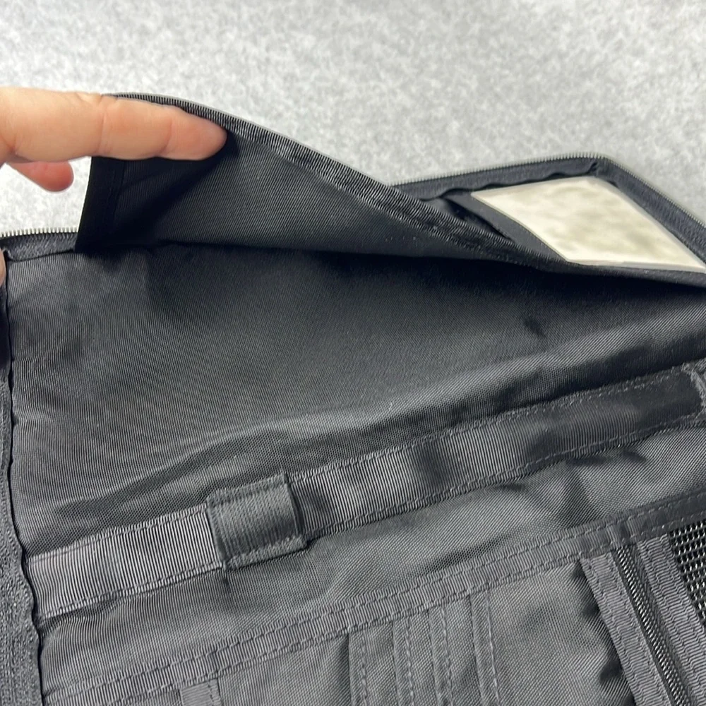Vintage LL Bean Black Travel Wallet Wristlet Gorpcore Clutch Bag Car Organizer